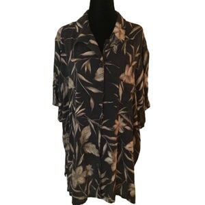 Jones New York Short Sleeve Blouse Plus Size 24W